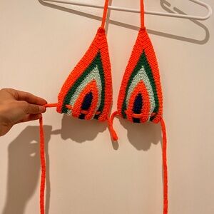 Colorful Crochet Bikini Top bought in Ibiza